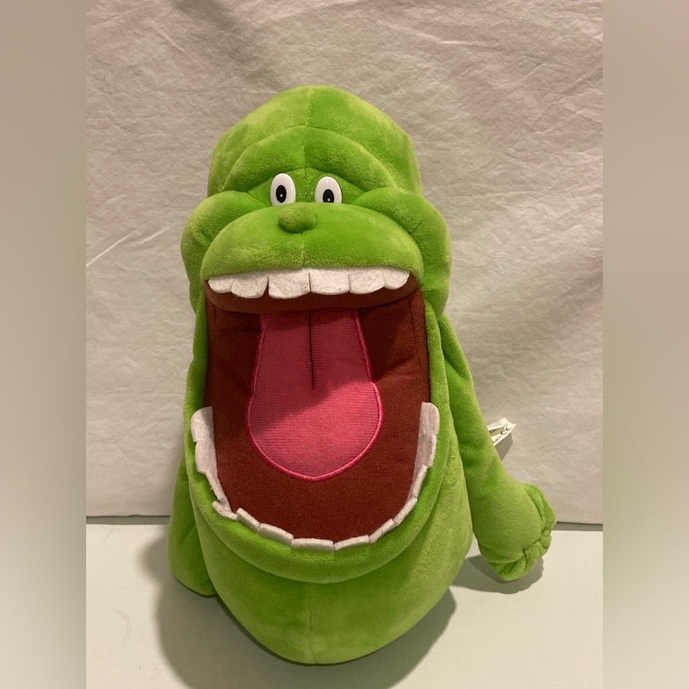Ghostbusters Classic SLIMER Talking 12” Plush Underground Toys Tested Works Used - Picture 2 of 9